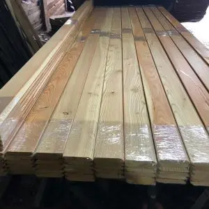 Sibirische Lärche Glattkantbretter – 20x120 Mm, Kammergetrocknet, Für Den Außenbereich