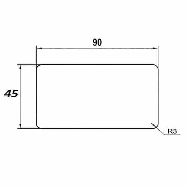 Konstruktionsholz Rahmenholz Sibirische Lärche 45 x 90 mm 2 Konstruktionsholz Rahmenholz Sibirische Lärche 45 x 90 mm – Bild 2