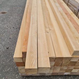 Pfosten Konstruktionsholz Sibirische Lärche 90 x 90 mm