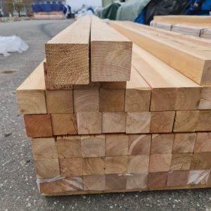 Pfosten Konstruktionsholz Sibirische Lärche 90 x 90 mm