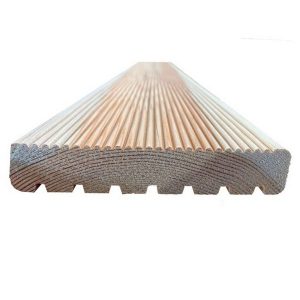Terrassendielen Sibirische Lärche 27x142 mm geriffelt AB