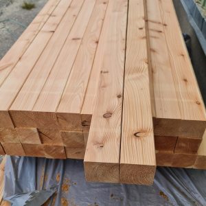 Pfosten Konstruktionsholz Europäische Lärche 90 x 90 mm