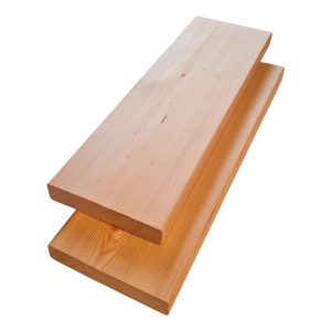 Terrassendielen Sibirische Lärche 27x142 mm glatt AB-Sortierung