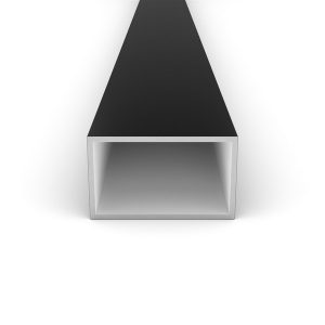 Aluminium Unterkonstruktion 50x30 mm 2 mm Schwarz