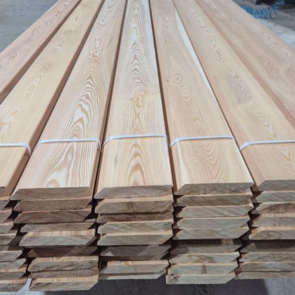 Rhombusleisten Sibirische Lärche 21 x 121 mm 45° AB 2 Rhombusleisten Sibirische Lärche 21 x 121 mm 45° AB – Bild 2